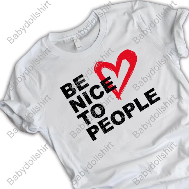 Official Be Nice Το People Hoodie