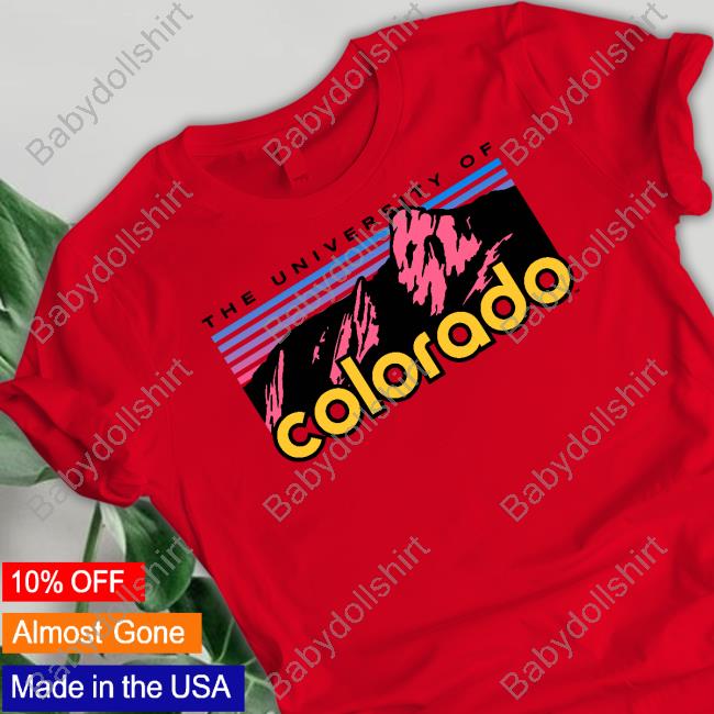 Official The University Of Colorado Mountains Shirts
