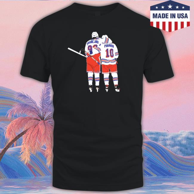 Mika Zibanejad And Artemi Panarin New York Rangers Tee Shirt