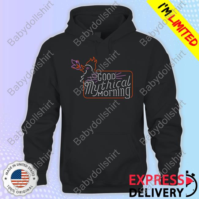 Mythical Merch Shop Gmm Cockatrice Neon Sign Hoodie