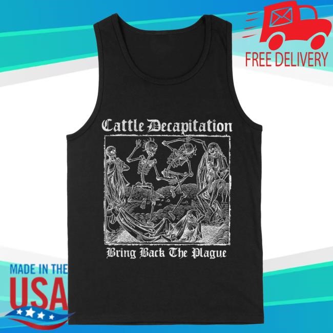 Official Indiemerchstore Cattle Decapitation "Bring Back The Plague" Tank Top New Shirt Indie Merch Store