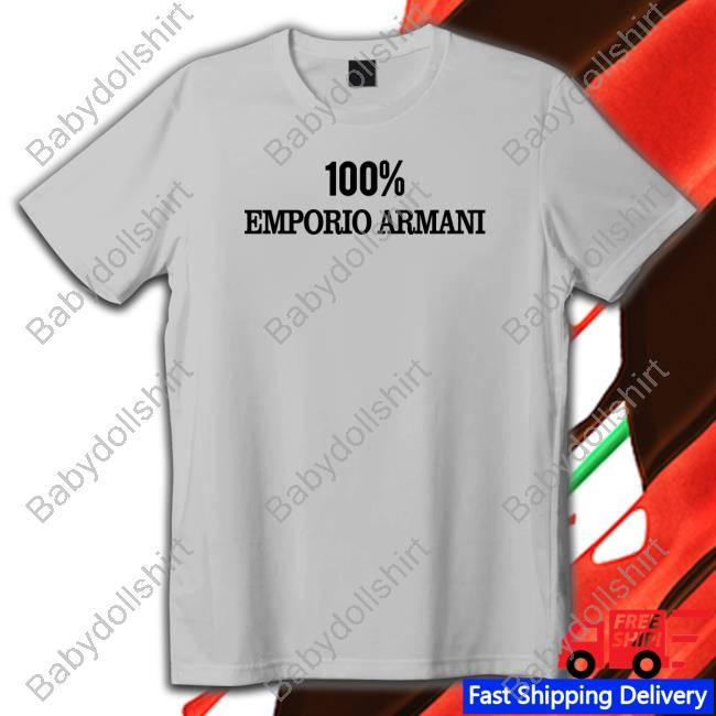 100% Emporio Armani Hoodie 100% Emporio Armani T-Shirts
