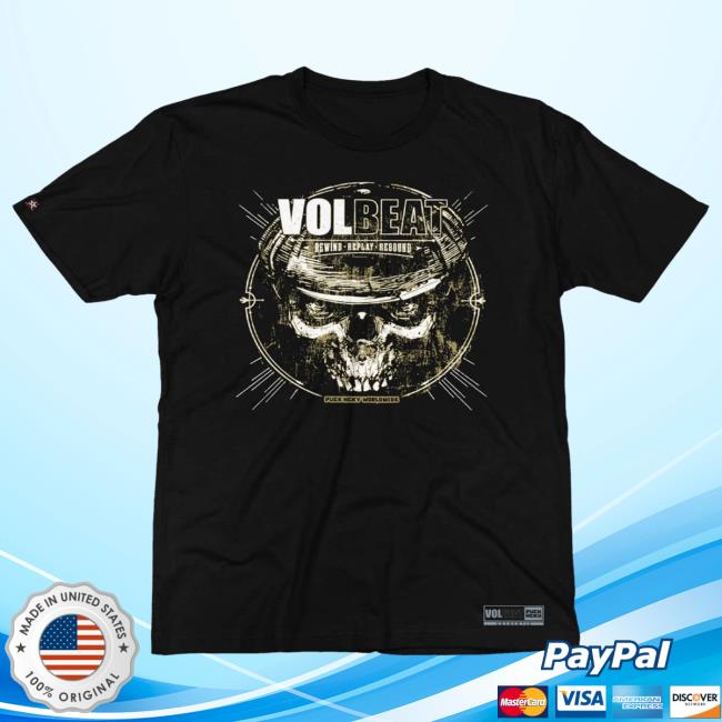 Volbeat 'Rewind Replay Rebound' New T Shirt