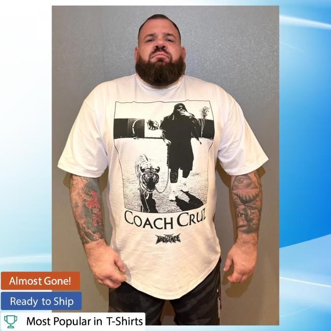 Official Full Violence Clothing Coach Plinio Cruz "Classic" Attractive Shirt in White