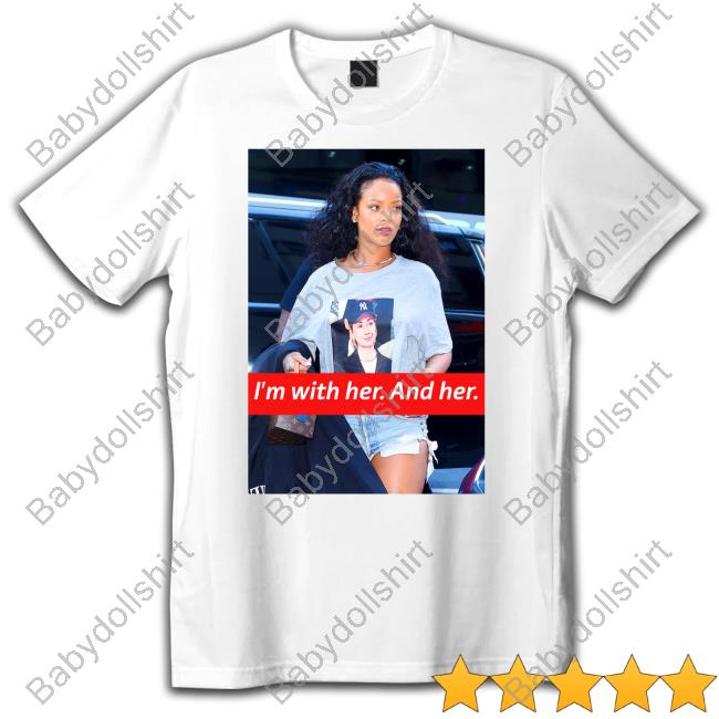 Official I'm With Her And Her Rihanna Hillary Clinton Election Trendy Shirt Lauren-Ashley Arts