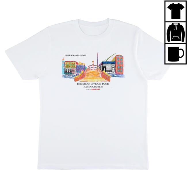 Dublin Night One Illustration Tshirt Niall Horan | Official Merch
