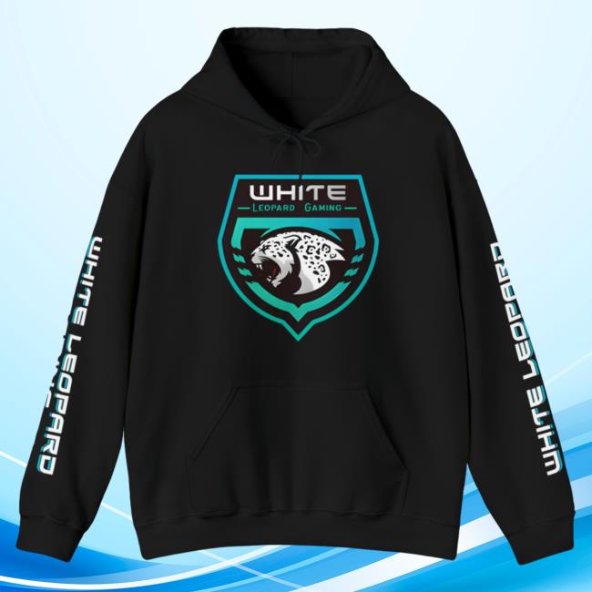 Official Black Leopard Gaming Hoodies Black