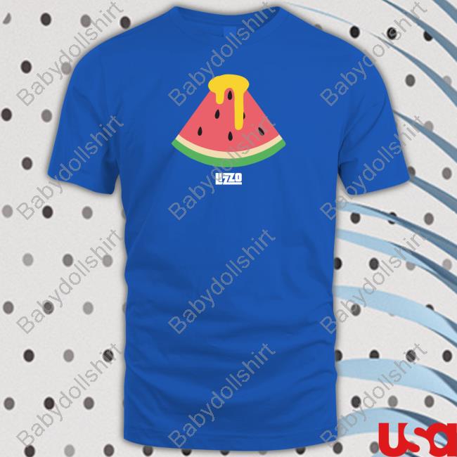 Official Lizzo Merch Store Watermelon Lizzo Long Sleeve Tee Shirt