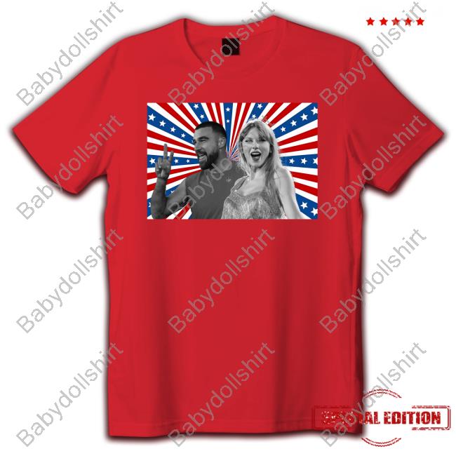 Taylor Swift Travis Kelce Tee Kansas City Chiefs Vs. Minnesota Vikings Game