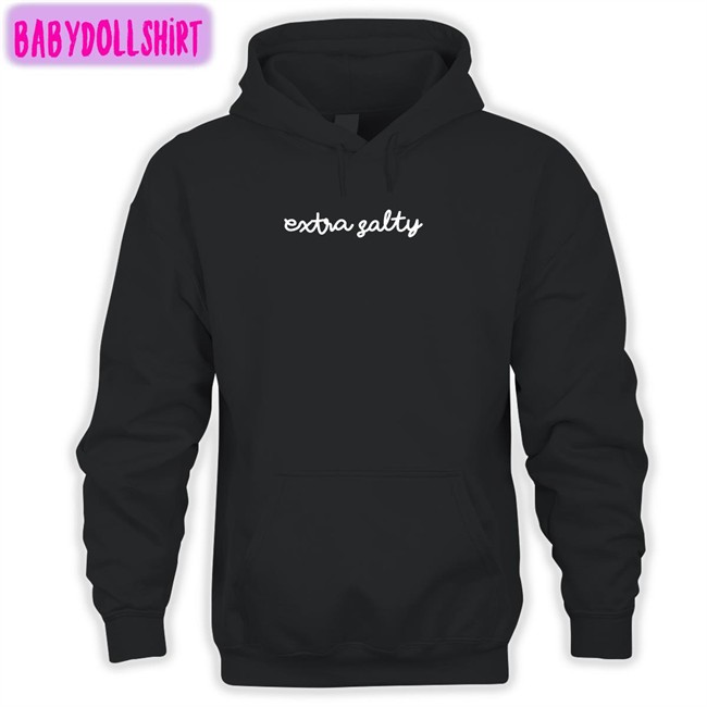 Wicked Naughty Apparel Extra Salty Baseball Sleeve Tee Wicked Tshirts