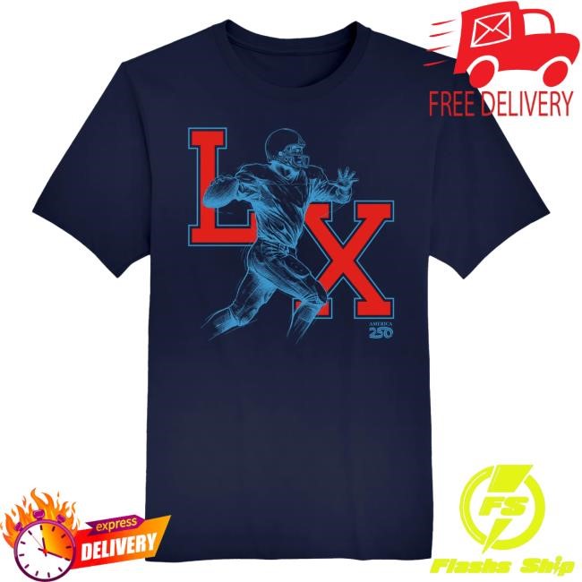 Official America250 LX Game Day Outline Men's T-Shirt Stadium Gear
