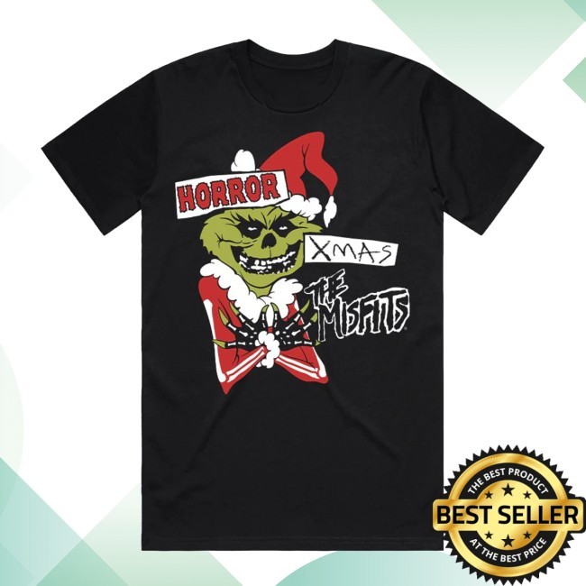 Misfits Horror Xmas Black Tee Misfits Clothing Store