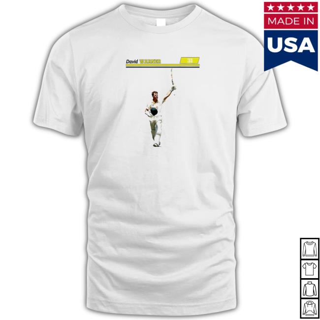 David Warner Australian Batter Hooded Sweatshirt
