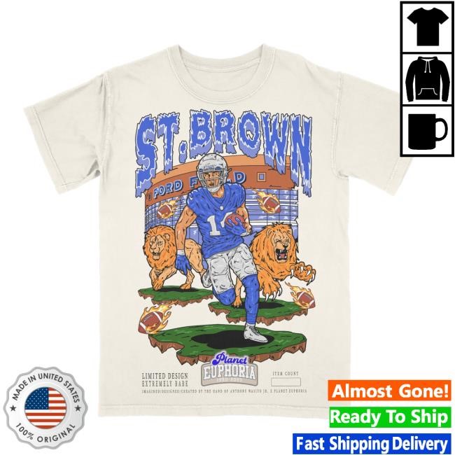 Planet Euphoria Shop Merch Amon-Ra St. Brown Tee #/500