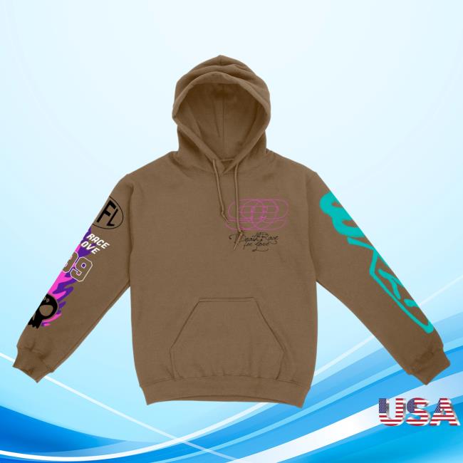 Official 999 Club Merch DRFL Death Race for Love Crew neck Brown 999Club Clothing