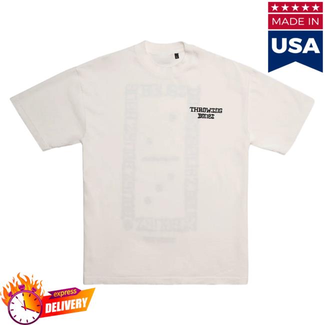 Official Maverick Carter Uninterrupted Clothing Store Shop Throwing Bones Tee White Mavcarter