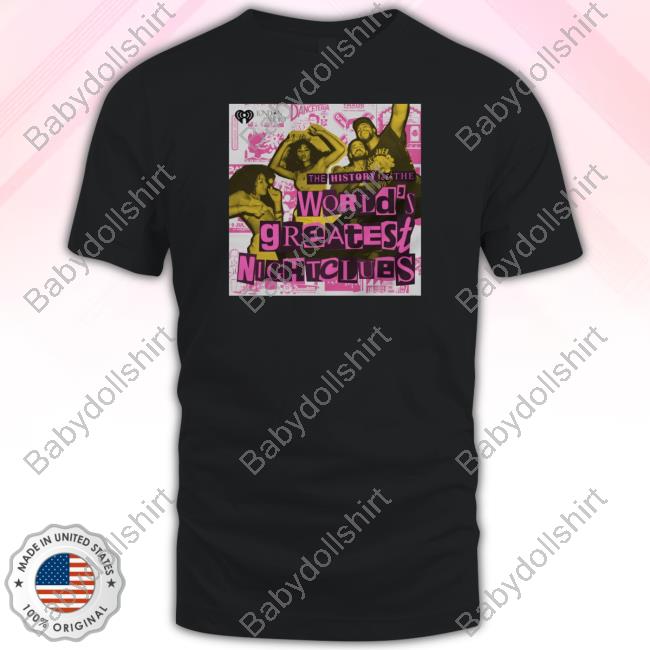 Official Paris Hilton Merch The History Of Nightclubs T Shirts