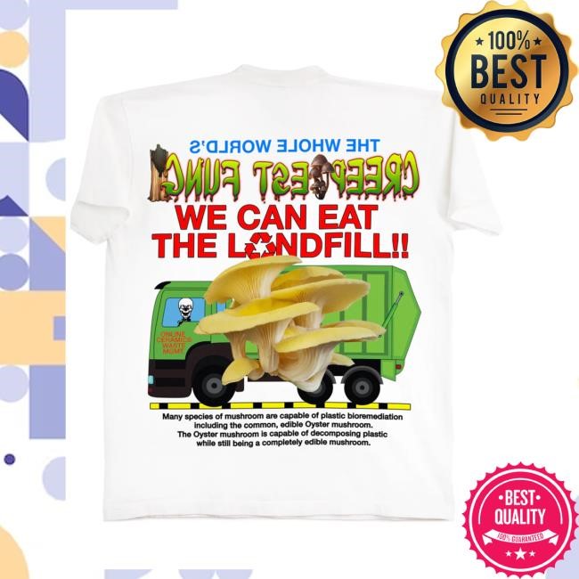 Official Online Ceramics Eat The Landfill- White Hot Shirt