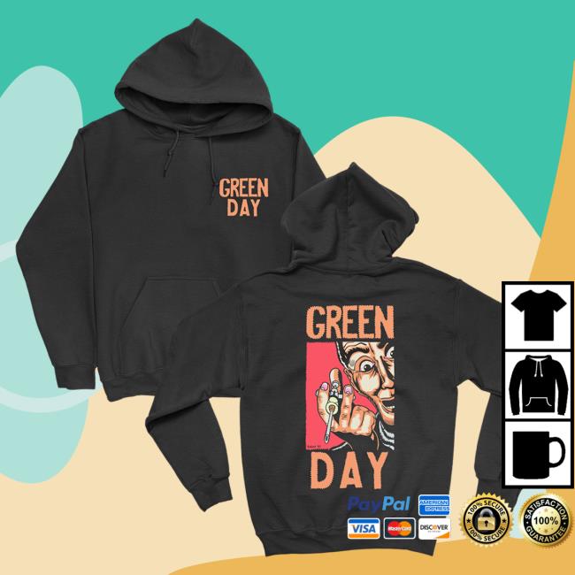 Official Green Day Merch Store Shop Green Day Stink Breath Pull Over Hoodie GreenDay