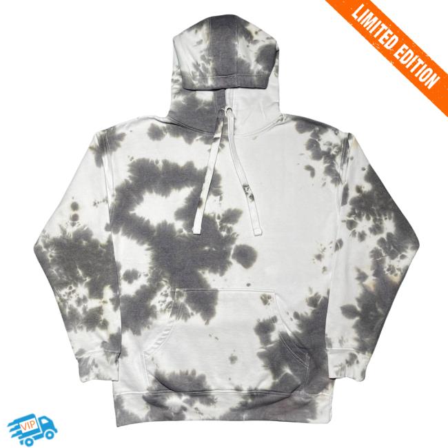 The Tie Dye Company Steel Gray Tie Dye Hooded Sweatshirt