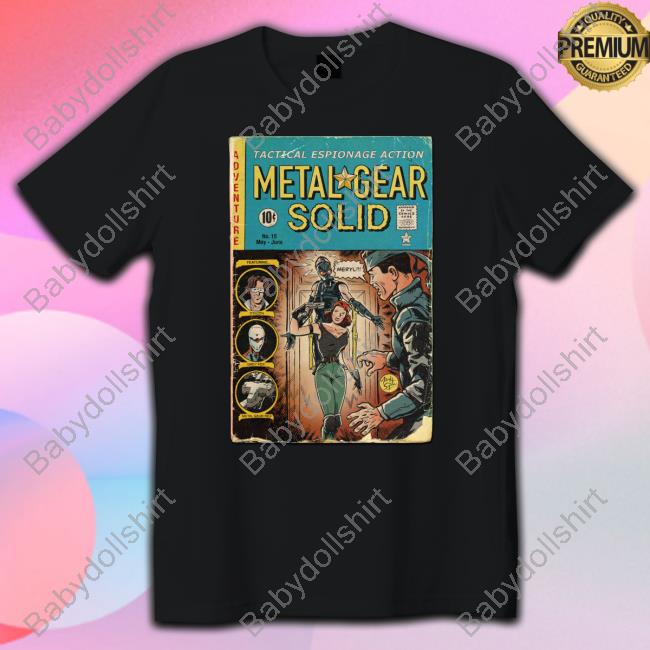 Metal Gear Solid Comic Book Covers Tee