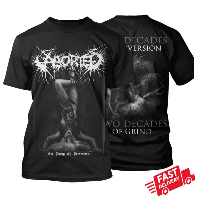 Official Indie Merch Store Shop Aborted "Perversion" T-Shirts IndieMerchStore