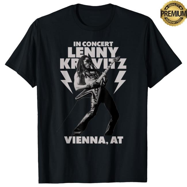 Official Lenny Kravitz – Blue Electric Light Tour 2025 Vienna New Shirt