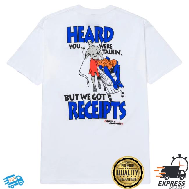 Official Overtime Tv Merch Store Apparel Clothing Shop Over Time Ot X And1 Receipts Attractive Shirt