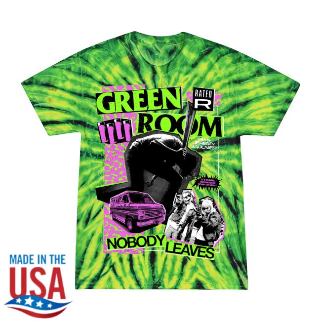 Official Studiohouse Designs Green Room Tie Dye Shirt Toxic Waste