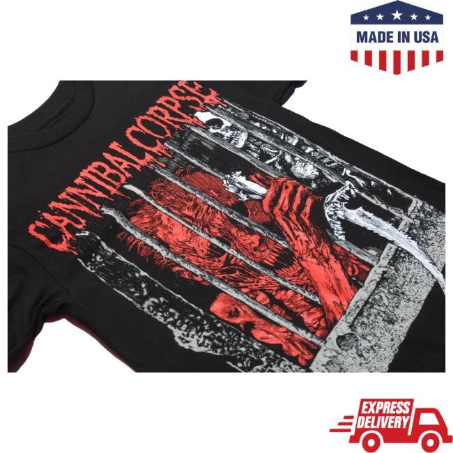 Official Cannibal Corpse Merch Cannibal Corpse Kill Cell New Shirt (Black)