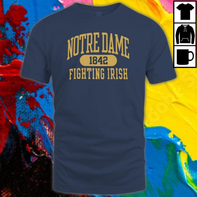 Official NCAA Shop Champion Notre Dame Fighting Irish Arch Pill T-Shirt