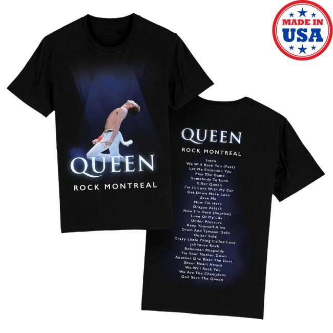 Official Queen Merch Store Rock Montreal Short Sleeve Tee - Queen