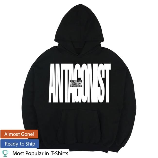 Official Playboi Carti Merch Store Antagonist Tour 2.0 Black Hood