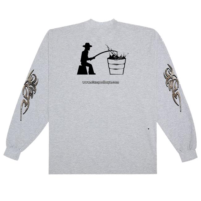 Slumped Boyz Merch Shop Let's Go Fishing Sweatshirt Official Let's Go Fishing L/S Tee Slumped Boyz Merch Shop