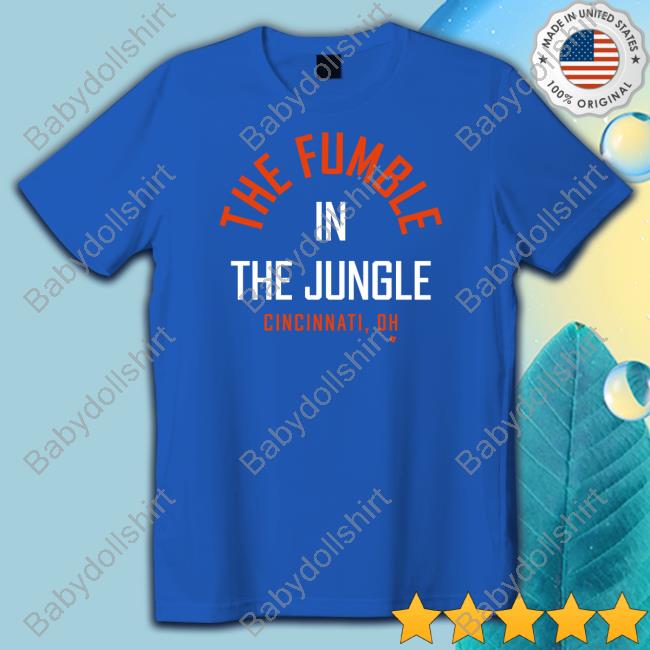 Official Breakingt The Fumble In The Jungle T Shirt