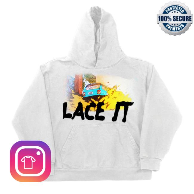 Official Juice Wrld Merch Lace It Cover White Tee Shirt 999Club
