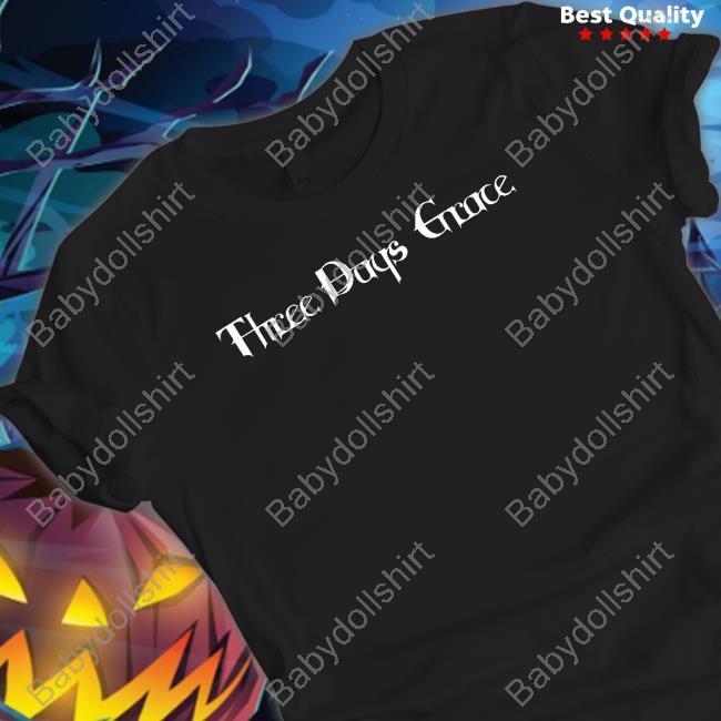 Three Days Grace Merch Three Days Grace Black TankTop
