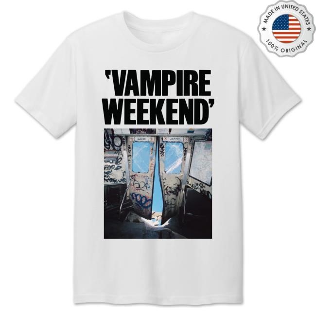 Official Vampire Weekend Limited Edition OGWAU Subway Tee White