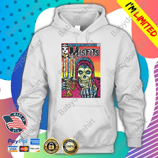 Official The Misfits Yesterdays A Fiend Club Limited Series Misfits #138 Hoodie