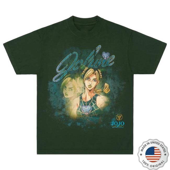 Official Hypland Clothing Merch Store Jojo Jolyne Jumbo Tees (Moss)