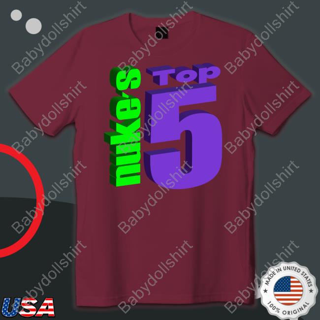 Official Nuke's Top 5 Logo T Shirt