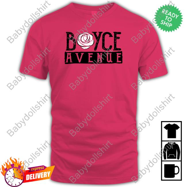 Boyce Avenue Boyce Rose Red Crewneck Sweatshirt