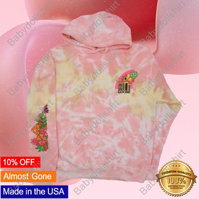Official Goose The Band Merch Wonderland Tie Dye Pullover Hoodie Goosetheband
