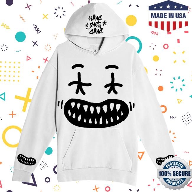 Official Hang Over Gang Clothing Shop Smiley Pullover Hoodie