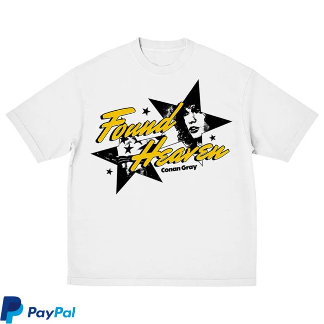 Conan Gray Official Merch Shop Retro Found Heaven Shirt