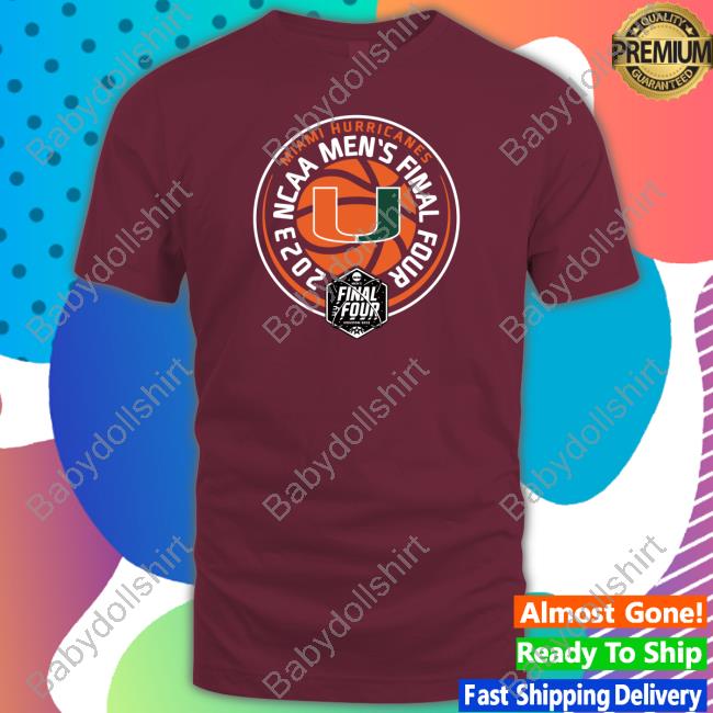 Official Miami Hurricanes 2023 Ncaa Men Final Four T-Shirt