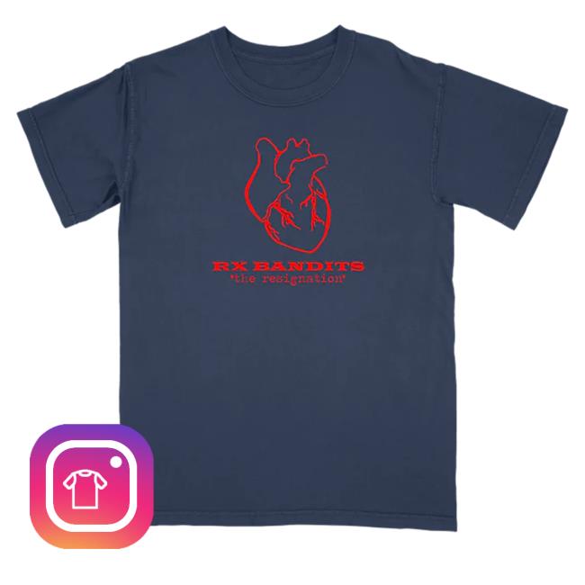 Official Hello Merch Rx Bandits (Sh) The Resignation Navy Comfort Colors Hoodie