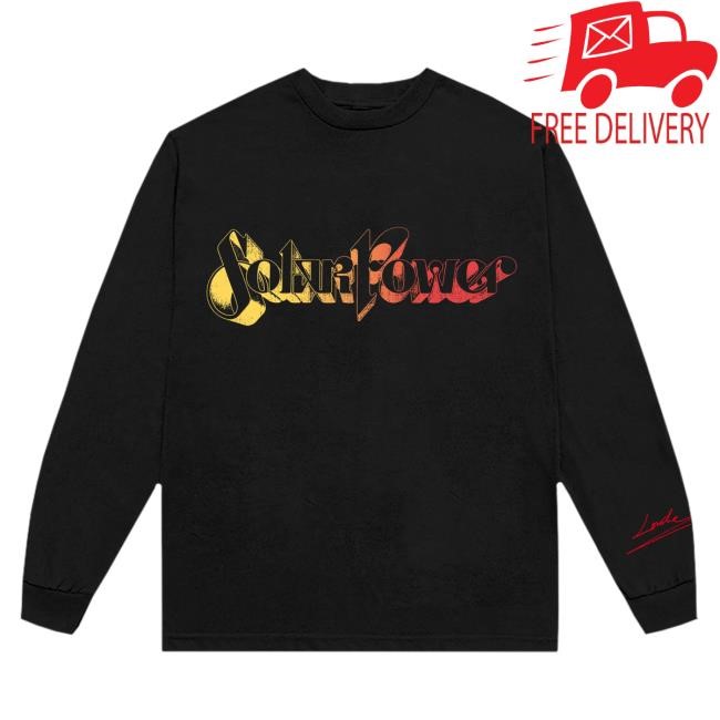 Official Lorde Clothing Lorde Solar Power Photo Long Sleeve Shirt 2024