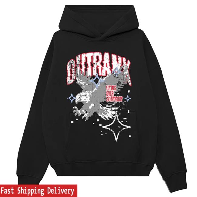 Outrankbrand Flying Over Everybody Premium Hoodie