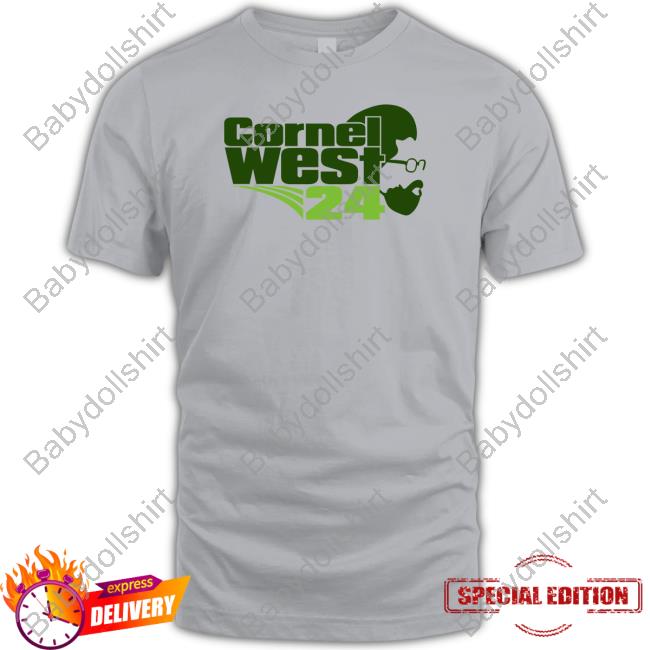 Cornelwest2024 Merch Cornel West 2024 Young Cornel Grey T Shirt